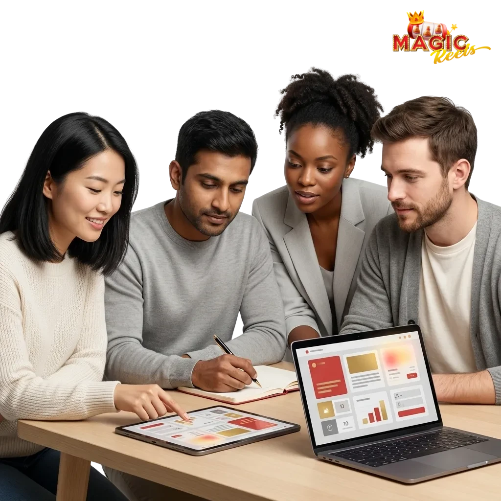 About Magic Reels: licensed UK online casino and sportsbook with apps, live betting, slots, tables, and tiered welcome bonuses