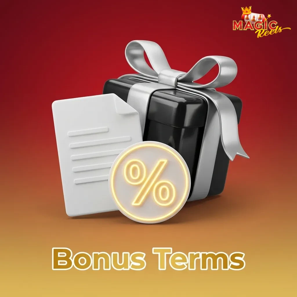 Infographic titled “Bonus Terms” listing key UK casino bonus rules, wagering requirements and eligibility conditions
