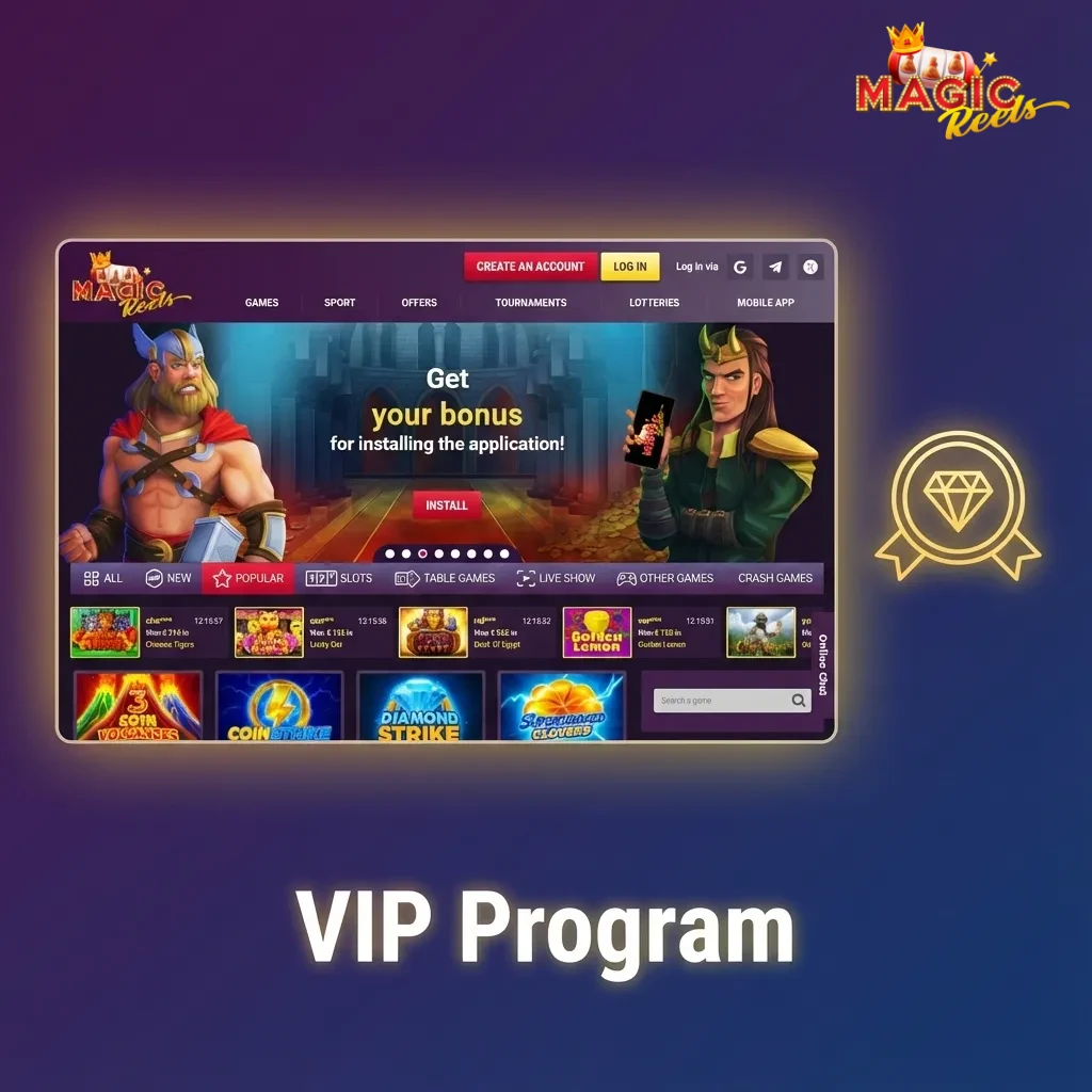 Magic Reels UK VIP tiers offering enhanced cashback, priority withdrawals, manager support, tailored offers and exclusive events