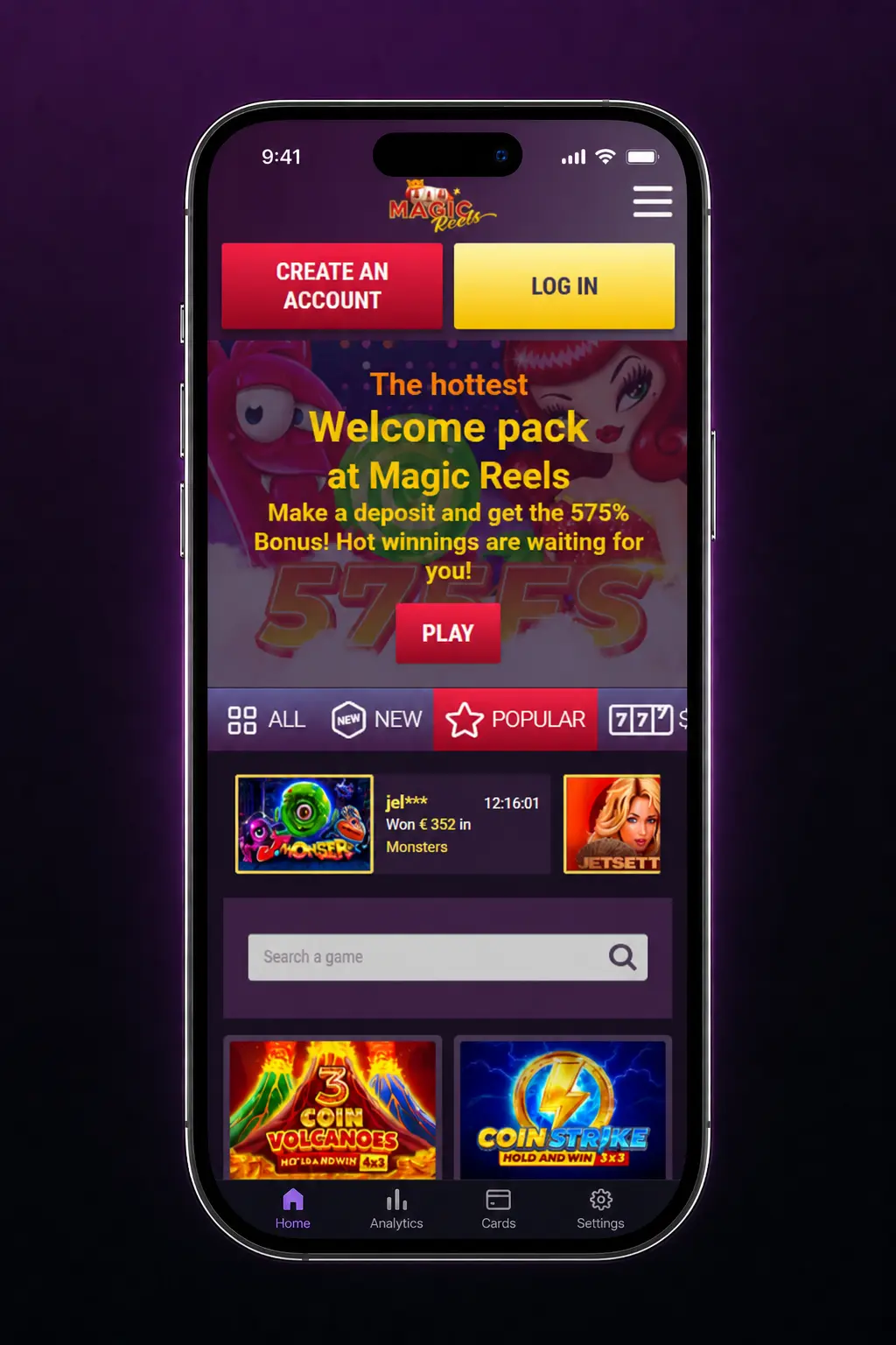 Step-by-step guide on how to play at Magic Reels Casino, covering account setup, deposits, and launching games
