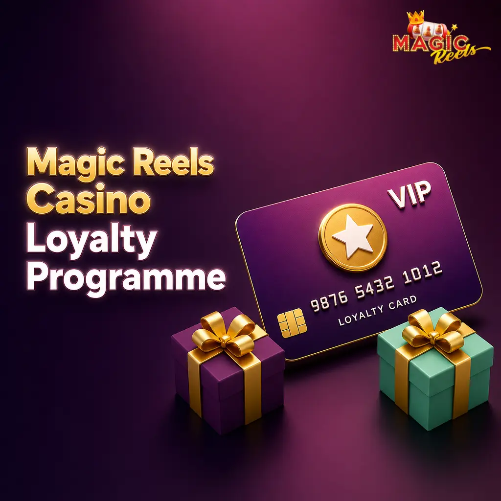 Magic Reels Casino loyalty programme tiers from Bronze to VIP with points, cashback, and exclusive rewards explained