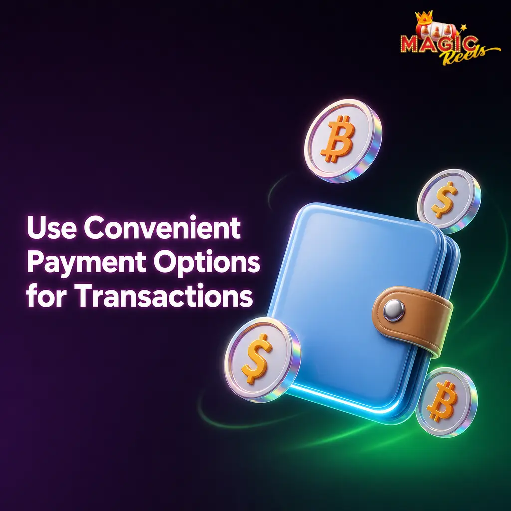 Magic Reels Casino payment options including VISA, Mastercard, and USDT ERC20 with 20 EUR minimum deposits and withdrawals